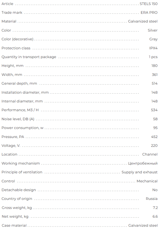 STELS-150-DATA